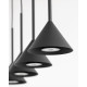 Подвесной светильник, люстра TK Lighting 10305 Cono Mini GU10 4x10W IP20 черный