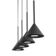 Подвесной светильник, люстра TK Lighting 10305 Cono Mini GU10 4x10W IP20 черный