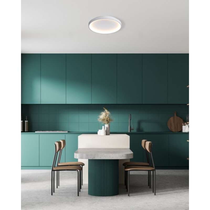 Потолочный светильник Italux CLN-3151-M-WH Raden LED 3000K-6000K 2900Lm IP20 белый