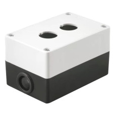 Корпус кнопкового поста CNC LAY5-2 2 місця IP10 білий (Б00030661)