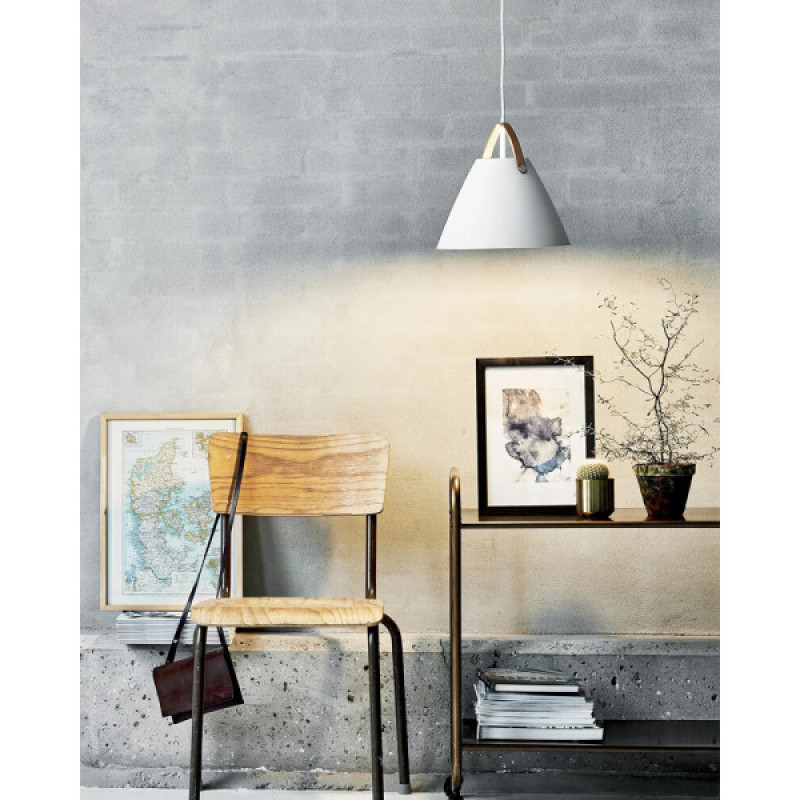 Підвісний світильник, люстра Nordlux 84333001 Strap E27 1x40W IP20 білий