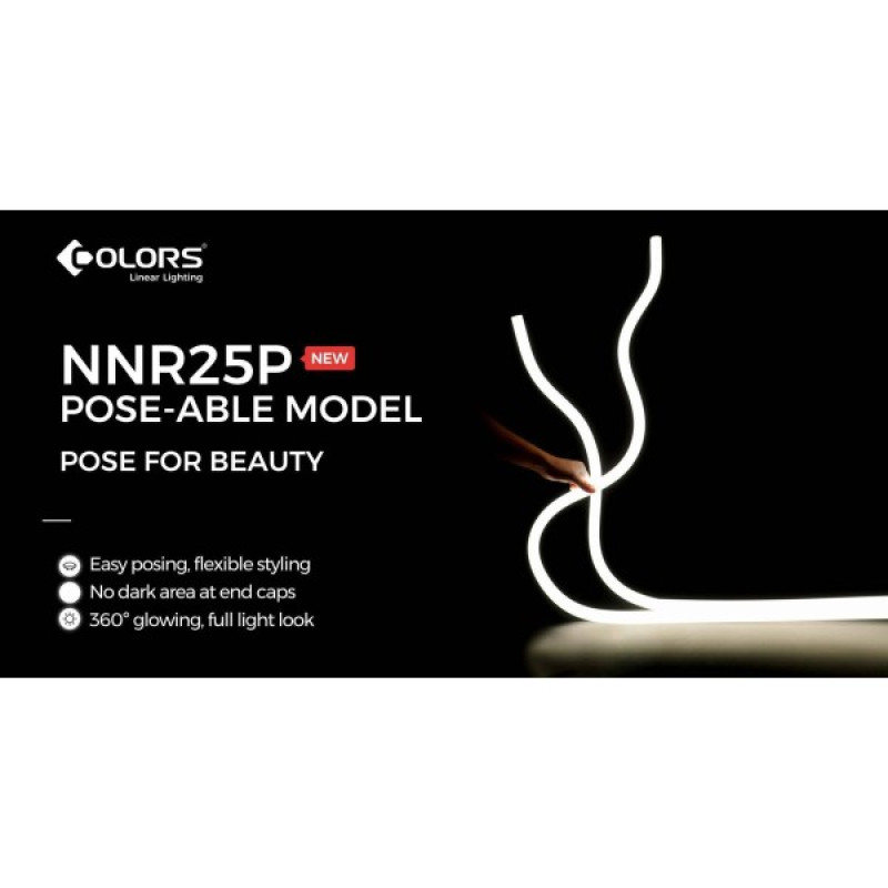 Гибкий неон COLORS 24V IP65 20W 1140Lm 4000K 5м (NNR25P-NW)