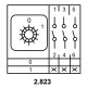 Пакетний перемикач Аско-Укрем ПКП Е9 2.823 A0110010019 (1-0 3 полюси)