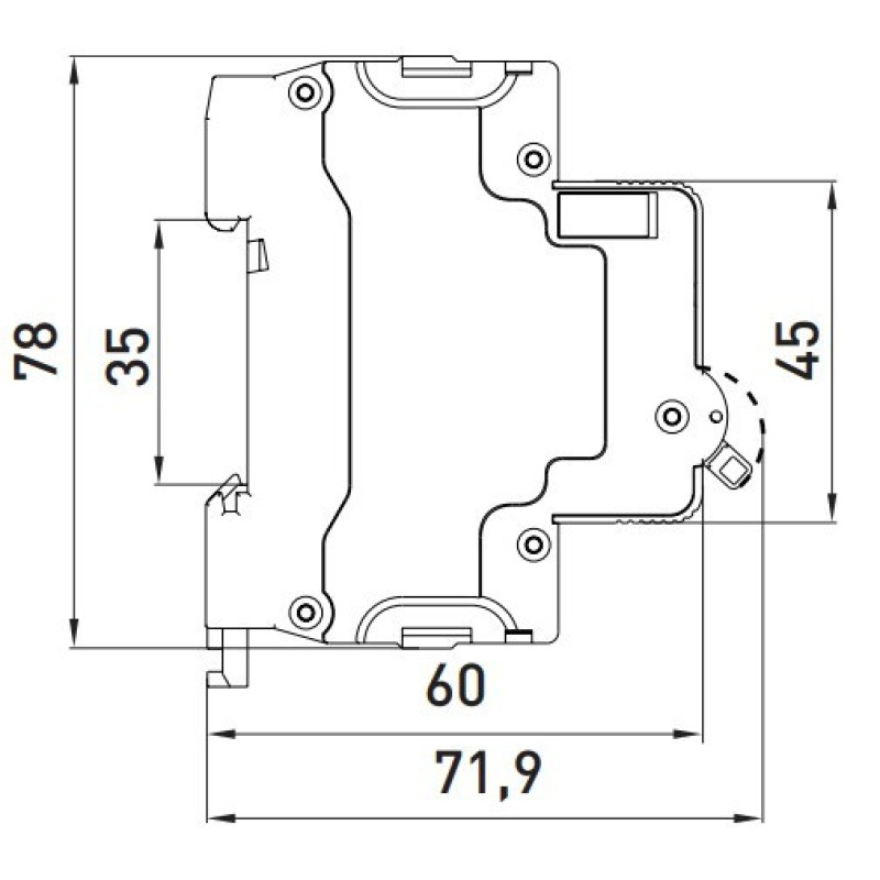 Модульный автоматический выключатель E.Next e.mcb.stand.60.2.C6 2р 6А C (s002115)