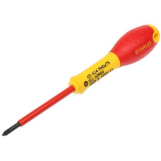 Прорезиненная отвертка Stanley FatMax VDE 1000V Ph0х75