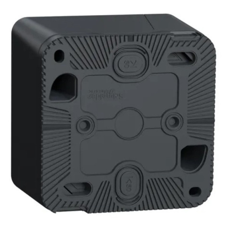 Накладной 1-клавишный выключатель Schneider Electric MUR35021 IP55 (черный)