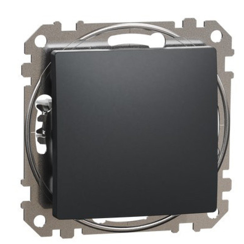 Кнопковий перемикач Schneider Electric Sedna Design & Elements чорний SDD114116