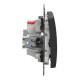 Кнопковий перемикач Schneider Electric Sedna Design & Elements чорний SDD114116