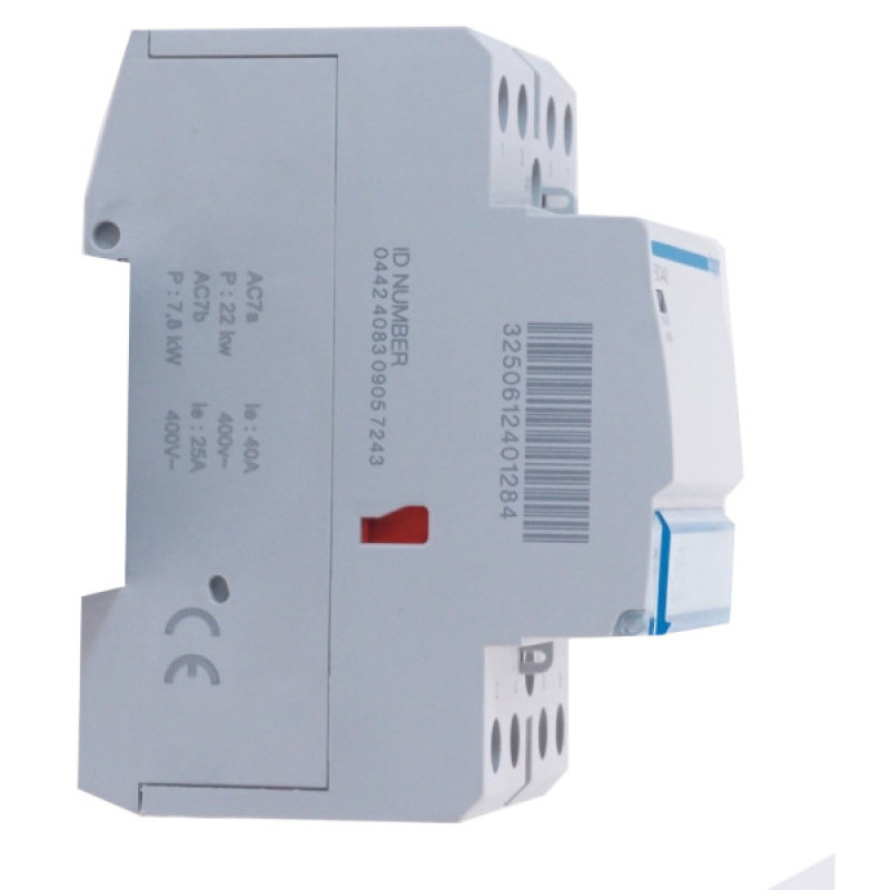 Бесшумный контактор 40A ESC440 (4НО, 230В) 3м Hager