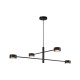 Підвісний світильник, люстра Nordlux 2010803003 Clyde LED 4x16W 2700K 350Lm IP20 чорний