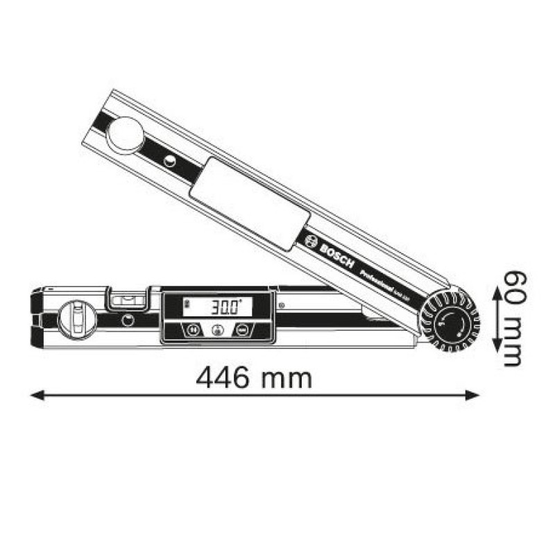 Угломер Bosch GAM 220 Professional 0.601.076.500