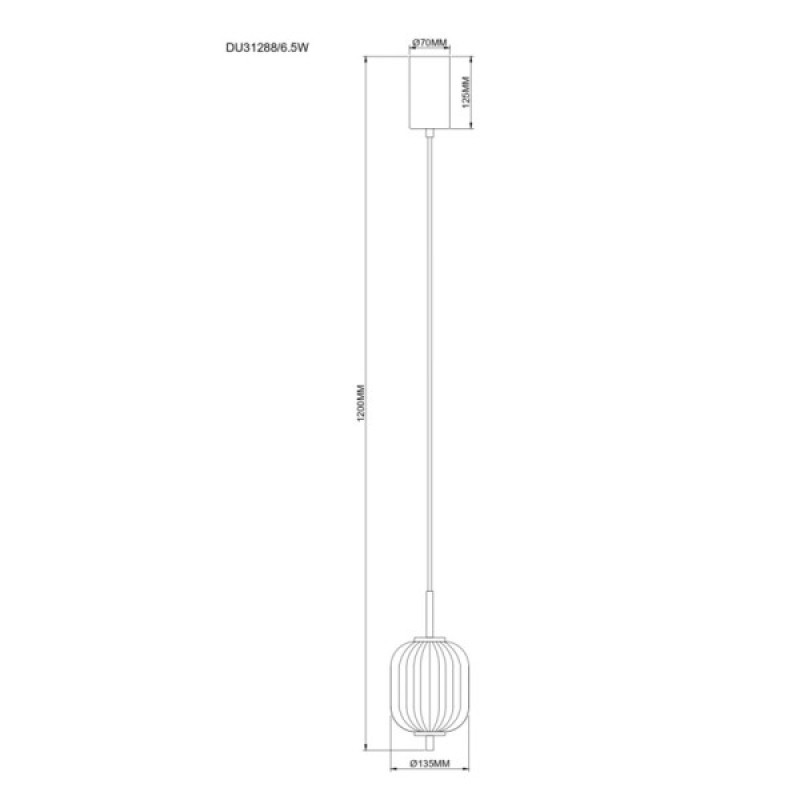 Підвісний світильник, люстра Zuma Line 5905316693517 Akari LED 1x6W 3000K/4500K/6500K 596Lm IP20 золотий