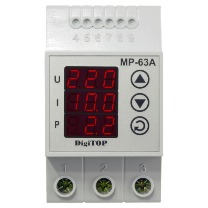 Реле напряжения V-protector МР-63 DigiTOP
