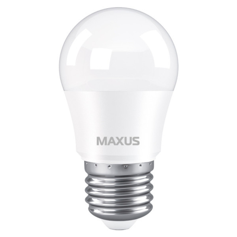 Светодиодная лампа Maxus G45 5Вт 4100K 220В E27 (1-LED-742)