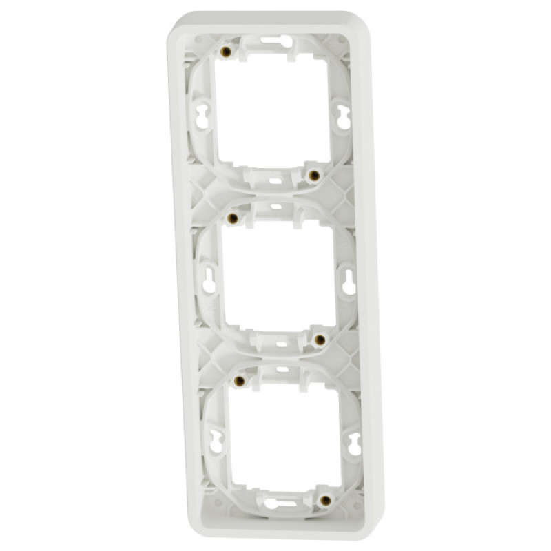 Вертикальна 3-постова рамка Schneider Electric MUR39109 IP55 (біла)