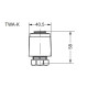 Термоэлектрический привод Danfoss 088H3142 TWA-K NC 230В M30x1.5