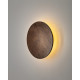 Бра, настенный светильник Nowodvorski 11288 Ring Timber S LED 1x7W 3000K 60Lm IP20 коричневый