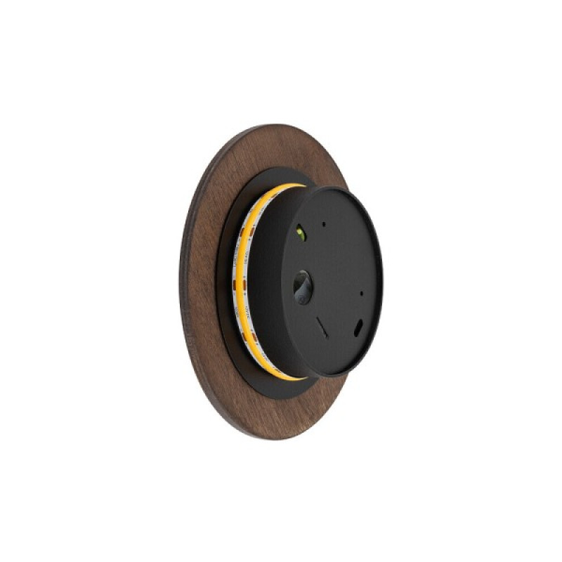 Бра, настенный светильник Nowodvorski 11288 Ring Timber S LED 1x7W 3000K 60Lm IP20 коричневый