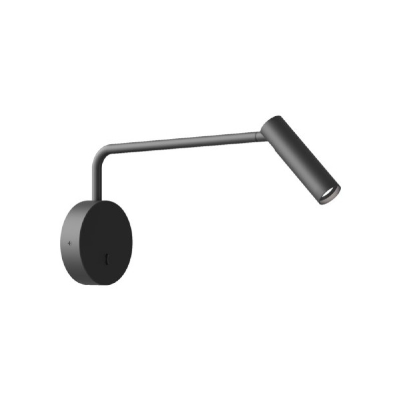 Бра, настенный светильник Kloodi WA-RIDIK 250 3K BK LED 1x3W 130Lm IP20 черный