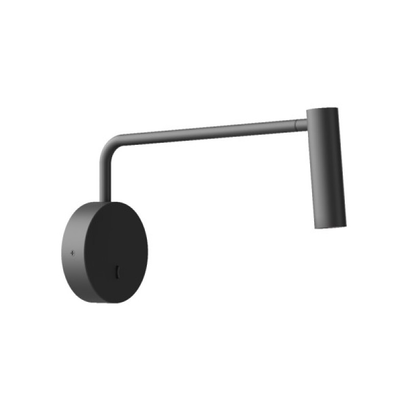 Бра, настенный светильник Kloodi WA-RIDIK 250 3K BK LED 1x3W 130Lm IP20 черный