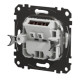 Накладка для вывода кабеля Schneider Electric Sedna Design & Elements белая SDD111903