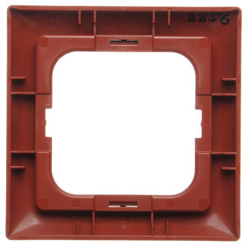 Одноместная рамка ABB Basic 55 2CKA001725A1516 2511-97-507 (красный фойер)