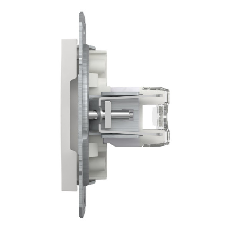 Компьютерная розетка RJ45 двойная UTP cat.6 Schneider Electric Asfora без рамки белая (EPH4870121)