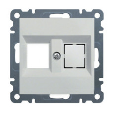 Панель двойная для RJ12/RJ45 WL2320 Lumina-2, белая, Hager
