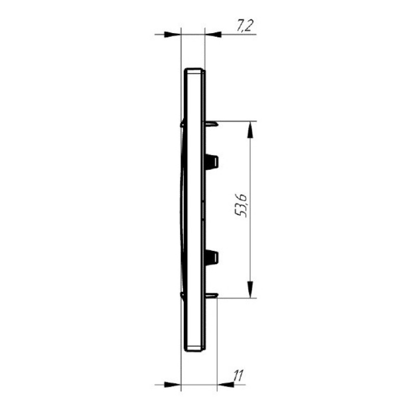 Універсальна двомісна рамка Plank Electrotechnic Nordic (PLK1020242) антрацит