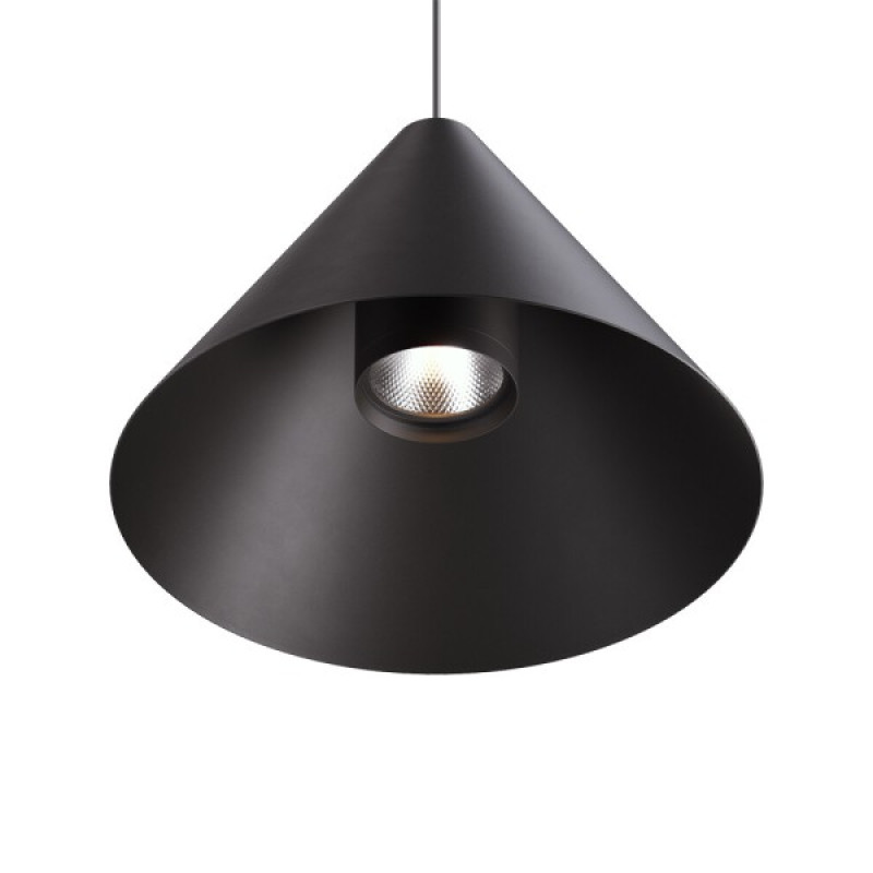 Подвесной светильник, люстра Kloodi PE-CONI250 5W 3K BK LED 430Lm IP20 черный