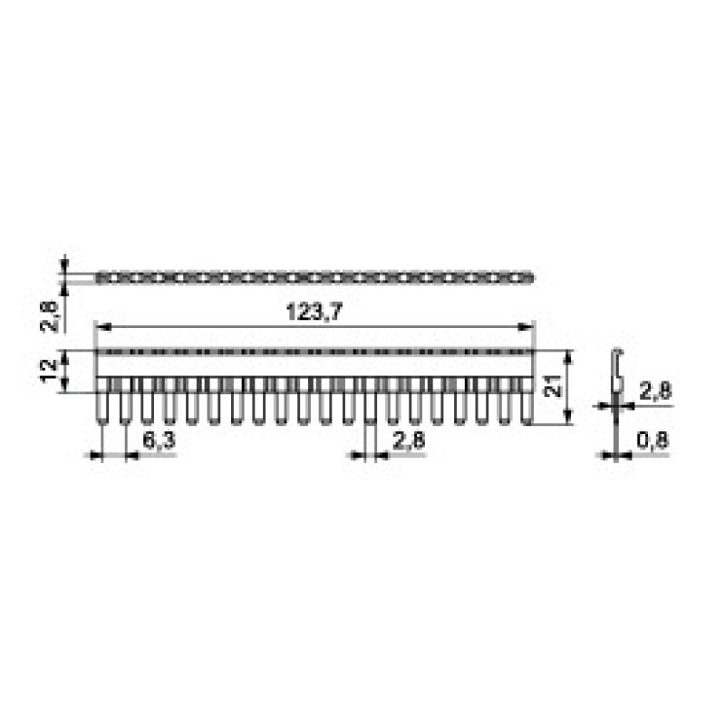 З'єднувальна шина Eti SR-TERMINAL (2473054)
