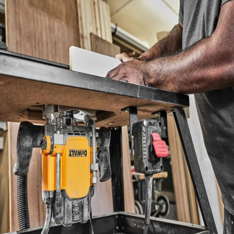 Сетевой фрезер DeWALT DWE627KT 1400Вт 9000-22000 об/мин цанговый патрон 12мм Ø50мм