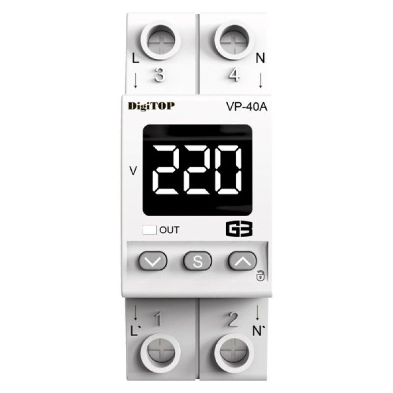 Реле напряжения DigiTOP VP-40A M2W