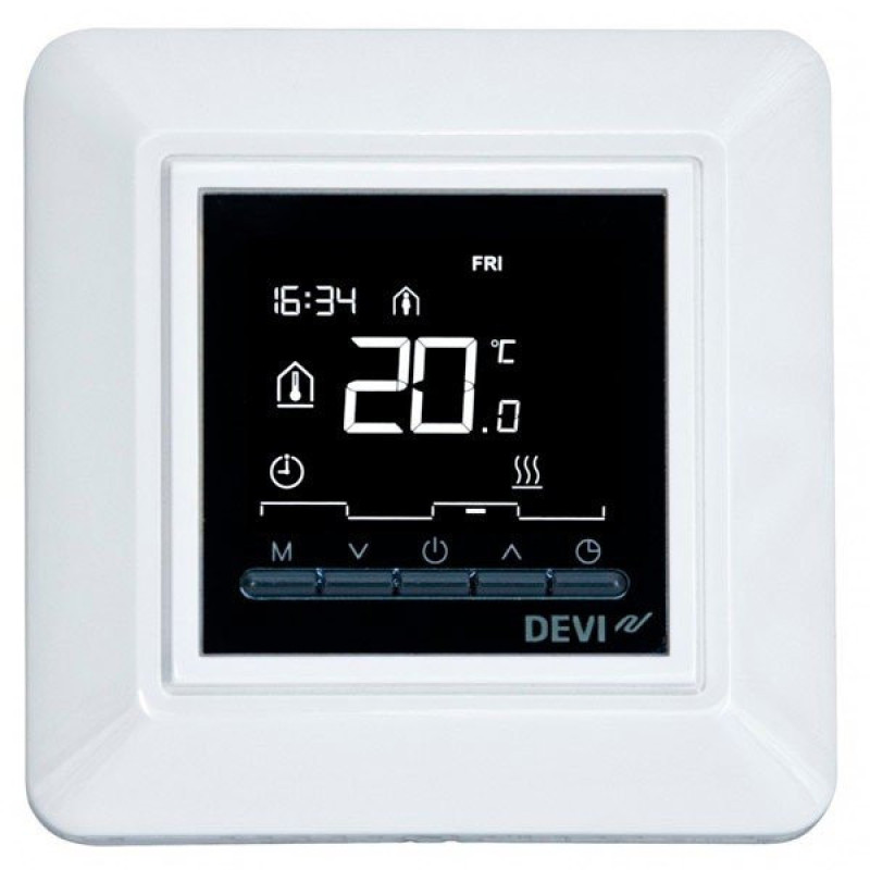 Терморегулятор Devi Opti 13A белый (140F1055)