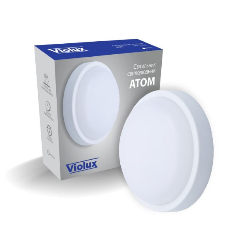 Светильник LED Violux ДББ ATOM 8W 5000K IP54 ( 240001 )