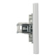 Розетка компьютерная RJ45 кат.6 UTP двойная белая Asfora, EPH4800121