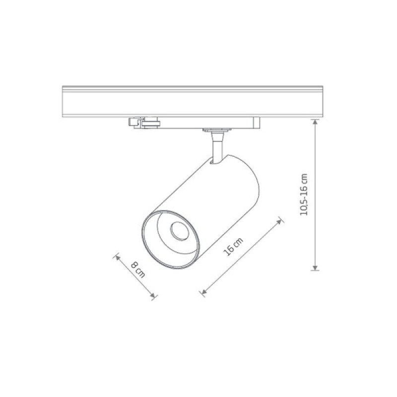Трековый светильник Nowodvorski 12311 CTLS Spot LED 1x30W 4000K IP20 белый