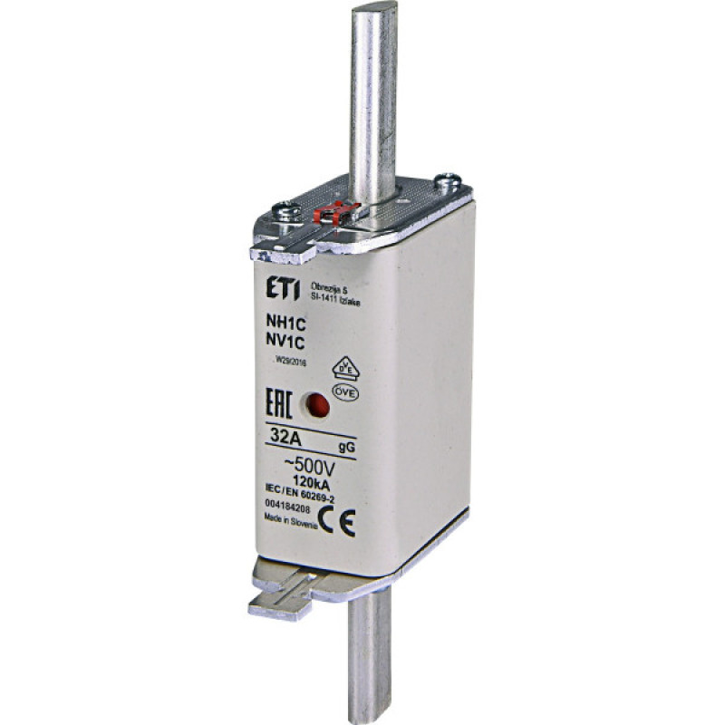 Запобіжник ETI 004184208 NH-1C/gG 32A 500V KOMBI