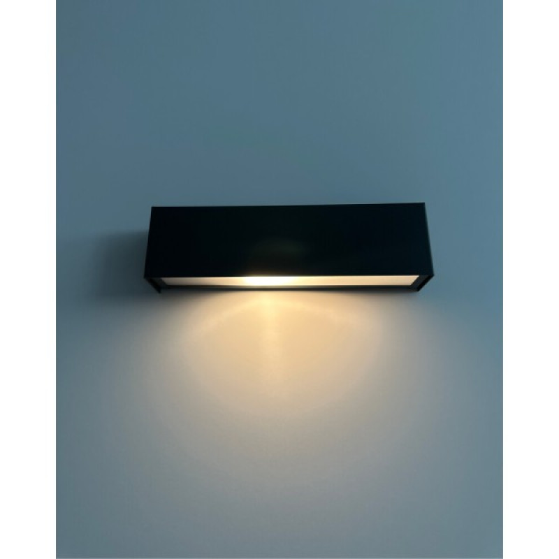 Бра, настенный светильник Nowodvorski 6350 Straight Wall LED E14 1x10W IP20 графитовый