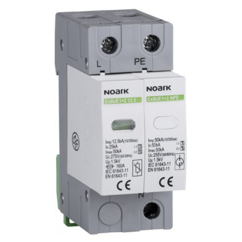 УЗИП NOARK Ex9UE1+2 1+2 (B+C) 50кА 275В AC 1P+N (103334)