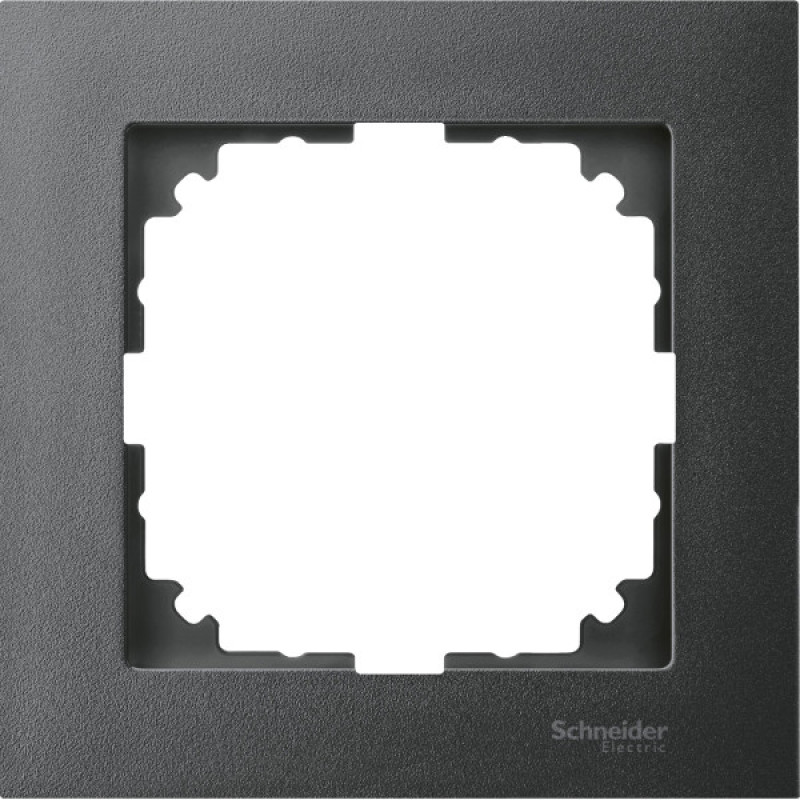Одноместная рамка Schneider Electric M-PURE MTN4010-3614 антрацит