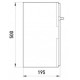 Бокс ударостійкий Enext e.plbox.350.500.195.blank