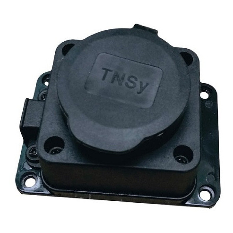 Силовая розетка TNSy RUBBER с защитной крышкой и заземлением IP44 (TNSy5000075)