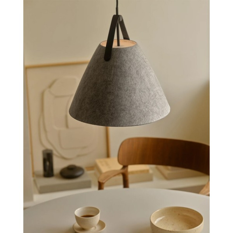Підвісний світильник, люстра Nordlux 84343010 Strap E27 1x40W IP20 сірий