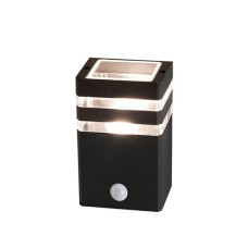 Уличный светильник с датчиком движения Nowodvorski 7017 Rio Sensor E27 1x10W IP54 черный