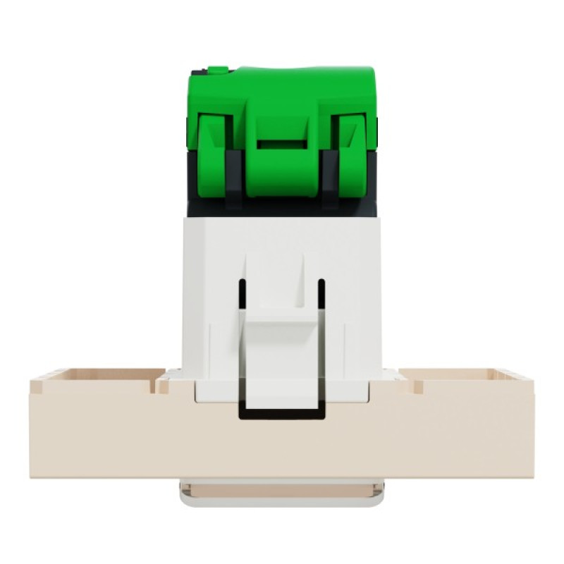Компьютерная розетка RJ45 Schneider Electric Unica New NU341144 cat5 UTP 2м бежевая