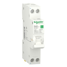 Дифференциальный автомат Schneider Electric R9D88625 RESI9 6кА 1P+N 25A C 30мА А