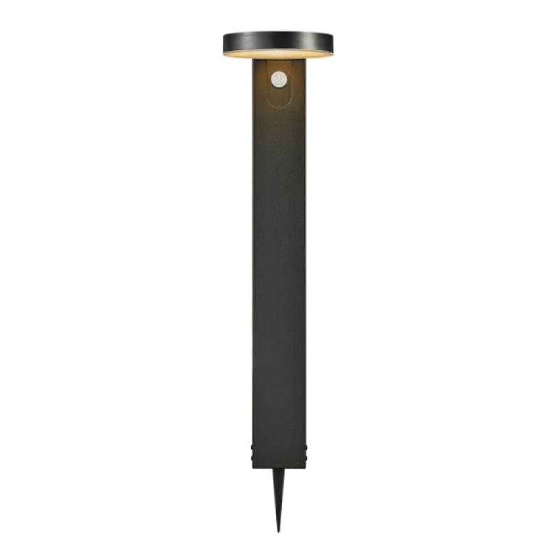 Вуличний світильник на сонячній батареї Nordlux 2118158003 Rica LED 1x4.5W 3000K 400Lm IP44 чорний