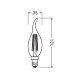 Світлодіодна лампочка Osram 4099854468810 LED Star Classic E14 1x3.4W 4000K 470Lm IP20