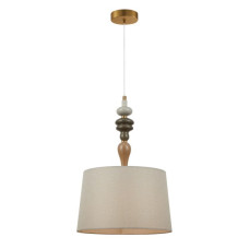 Люстра Italux PND-84678A-AB Moren E27 1x60W IP20 бежева